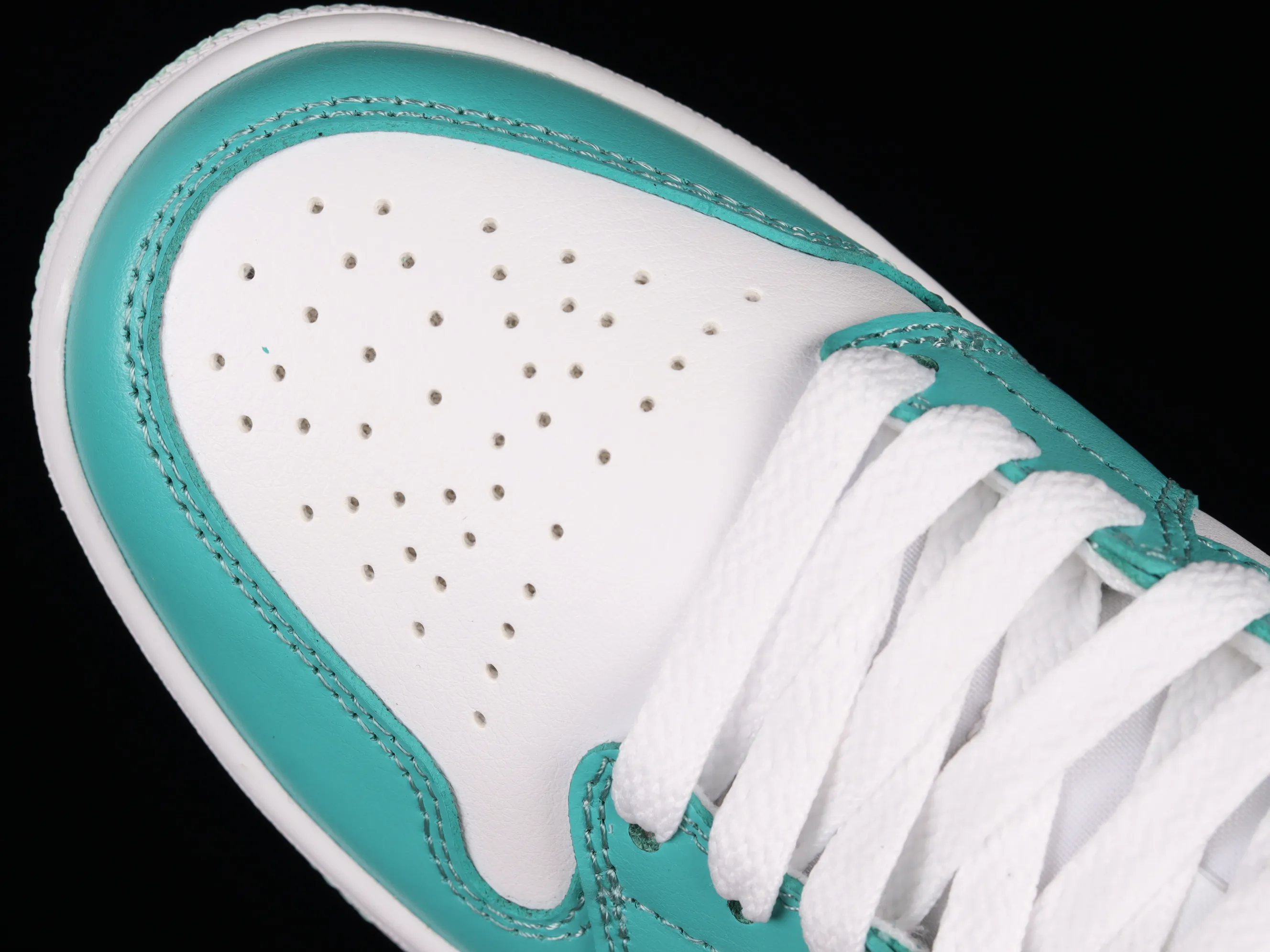 All categories Air Jordan Jordan series basketball shoes Air Jordan 1 Mid G version pure original Air Jordan 1 Mid SE "Marine Green" AJ1 Joe 1 white cyan Chinese basketball shoes DV2229-300